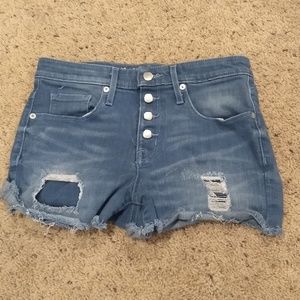 Mossimo denim  high rise shorts size 4